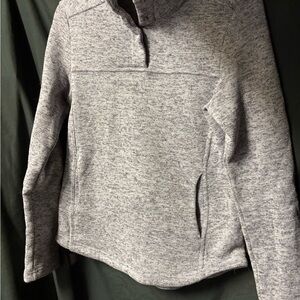 Kyodan Heathered Gray Cowl Neck pullover